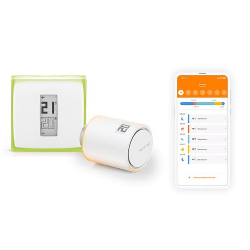 Netatmo Slimme Thermostaat OpenTherm Met Slimme Radiatorknop