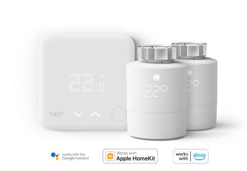 tado Thermostaat V3+ Starterskit 2 Slimme Radiatorknoppen