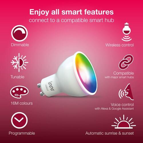 Innr GU10 Kleuren Spot 6-Pack Zigbee