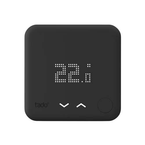 tado Slimme Thermostaat V3+ Zwart Uitbreiding