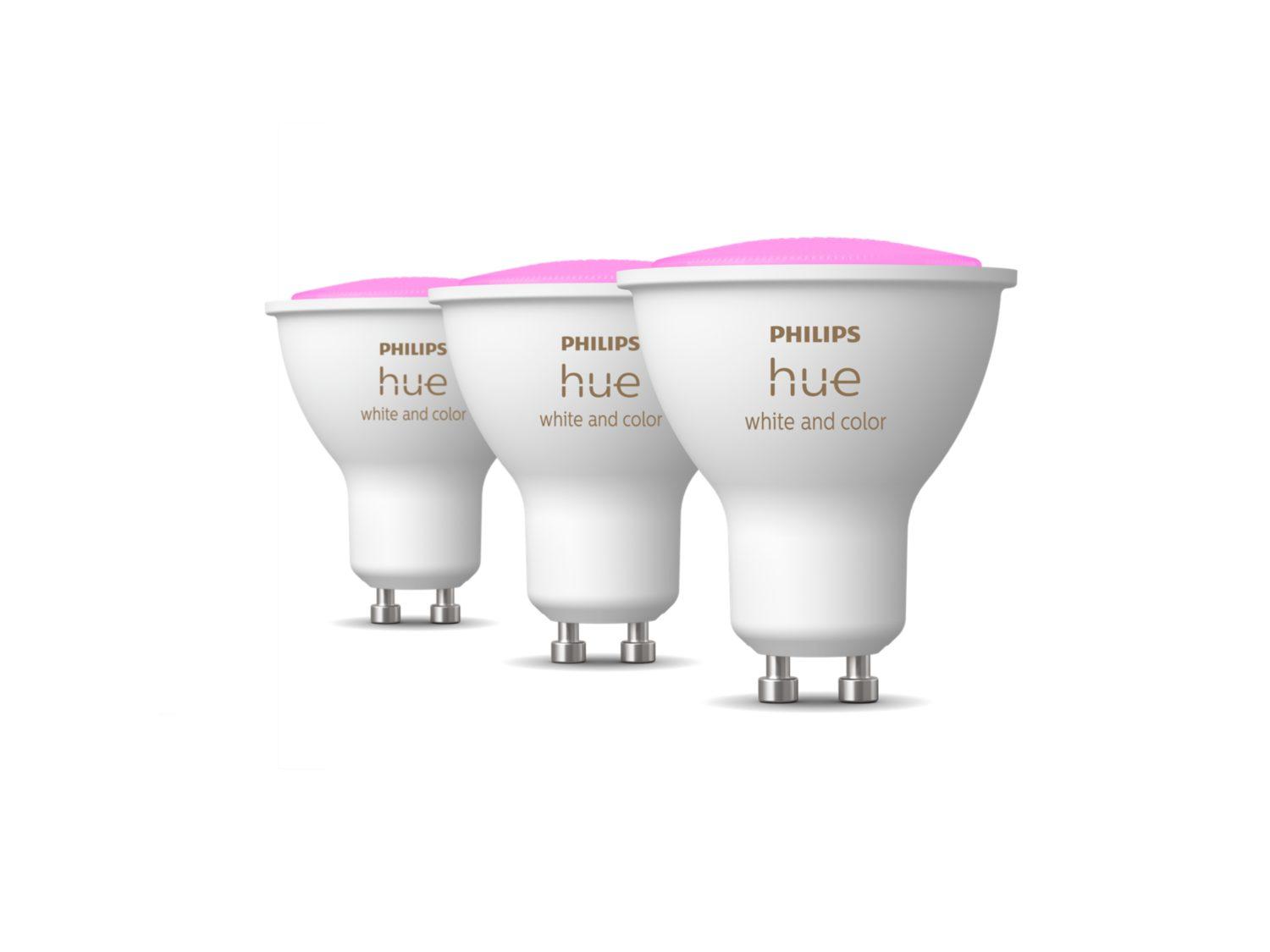 Philips Hue White Color Ambient GU10 3-Pack